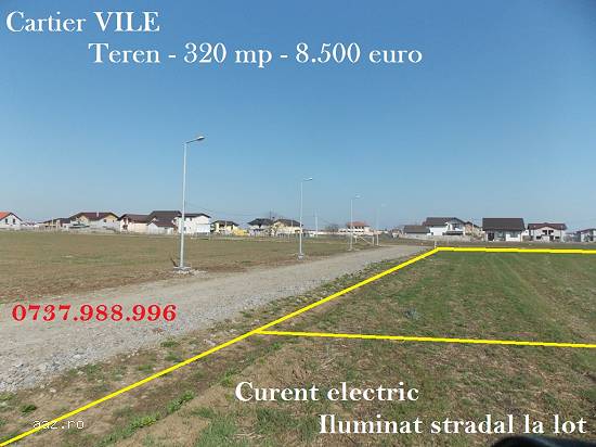 Comuna Berceni,  teren construibil in RATE