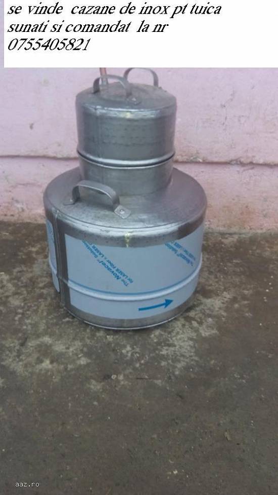 cazane de pt tuica de inox
