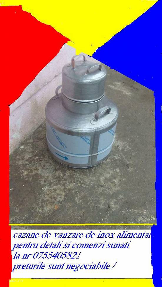 cazane de pt tuica de inox