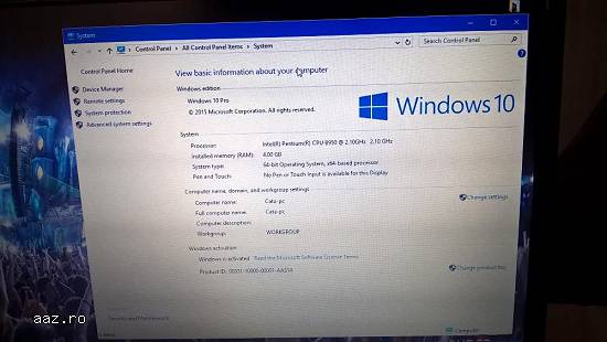 Samsung NP300E5Z-S03R cu WINDOWS 10 PRO/64biti (LICENTA)