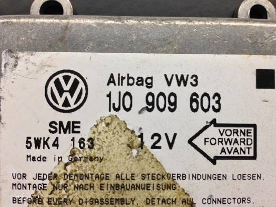 VW 1J0 909 603  Calculator declansator AIRBAG VW3 5WK4 163