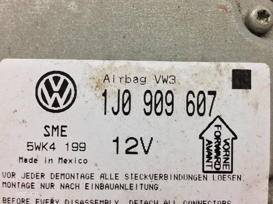 VW 1J0 909 607 Calculator declansator AIRBAG VW3 5WK4 199  Passat Golf4 Polo Bora