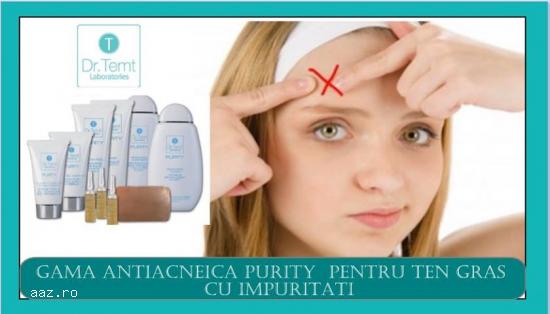 Crema antiacnee cu biosulf acid salicilic si mentol Purity Clear Complex Dr. Temt