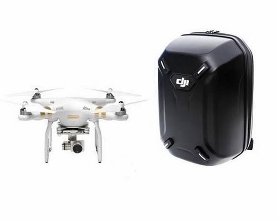 DJI 4K Phantom 3 Professional + DJI Hardshell Backpack