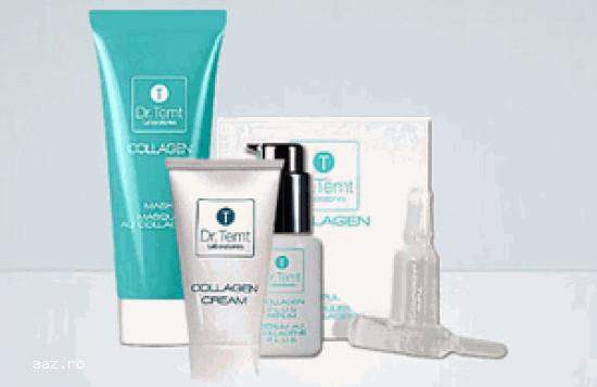 CREMA CU COLAGEN VEGETAL SI ULEI DE MIGDALE ANTIRID CU EFECT DE LIFTING FACIAL DR. TEMT