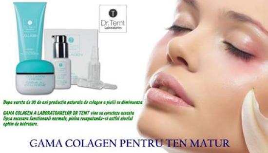 CREMA CU COLAGEN VEGETAL SI ULEI DE MIGDALE ANTIRID CU EFECT DE LIFTING FACIAL DR. TEMT