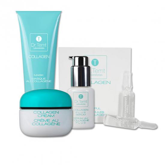 CREMA CU COLAGEN VEGETAL SI ULEI DE MIGDALE ANTIRID CU EFECT DE LIFTING FACIAL DR. TEMT