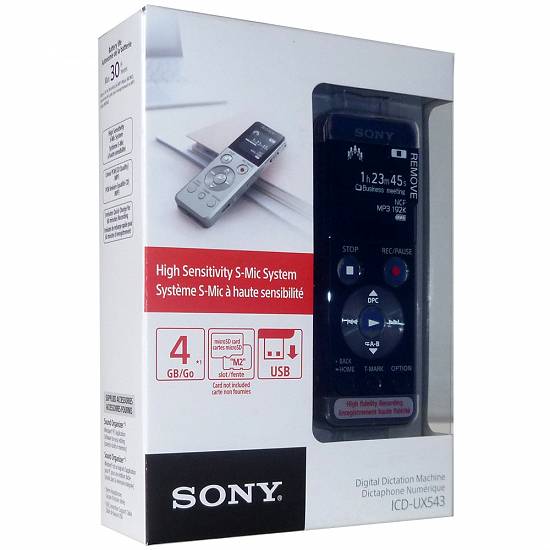 Reportofon profesional stereo SONY ICD-UX543 sigilat