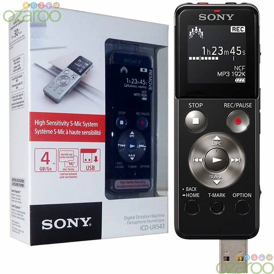 Reportofon profesional stereo SONY ICD-UX543 sigilat