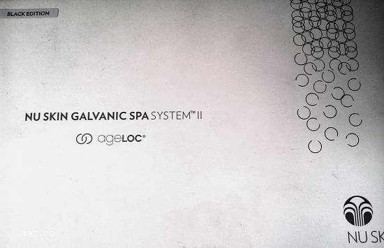 NU SKIN GALVANIC SPA SYSTEM II,      ageLOC,      black edition