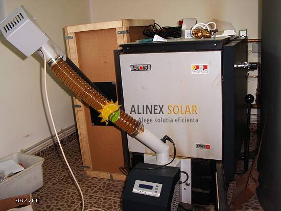 Centrala lemn si peleti - Kit 25KW montaj inclus