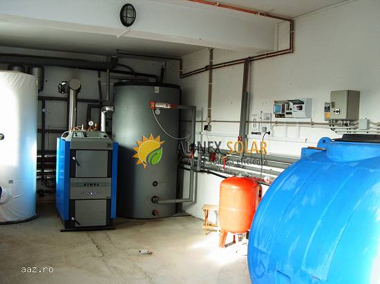 Centrala lemn si peleti - Kit 25KW montaj inclus