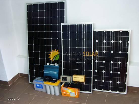 Panou fotovoltaic kit 250W montaj inclus