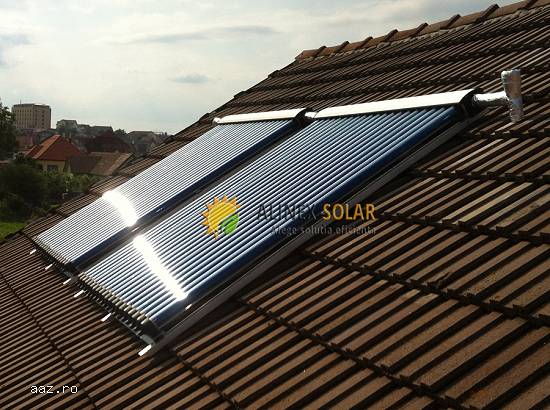 Panou solar 20tub+boiler150L pachet cu montaj la cheie