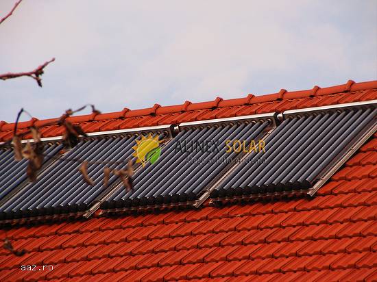 Panou solar 20tub+boiler150L pachet cu montaj la cheie