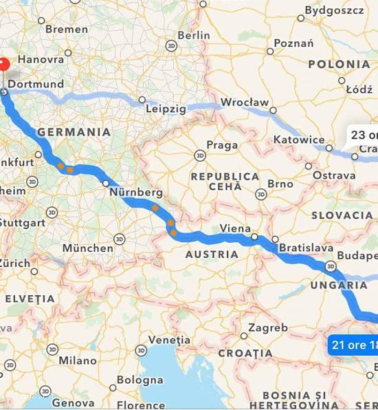 Transport persoane si colete romania germania