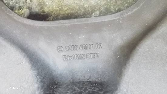Jante aliaj Mercedes,  cod: A2084010102,  7JX16 H2 ET37