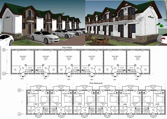 Townhouse P+M 70mp din cofraje termoizolante