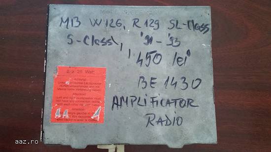 Amplificator radio Mercedes W126,  R129,  1991-1993