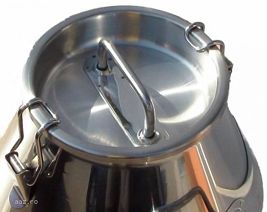 Bidon transport 10 l,   inox