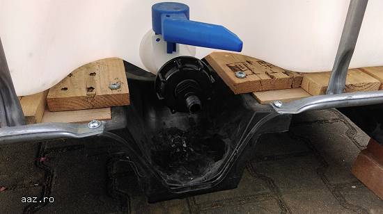 Racord plastic butoi,  cub IBC 1000 litri