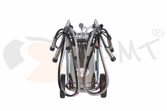 Aparat de muls bovine cu 2 posturi si 1 bidon 40l inox