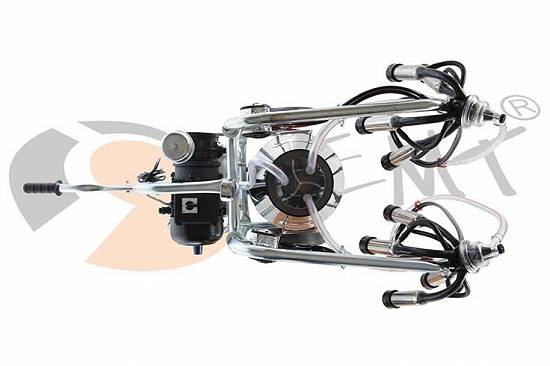 Aparat de muls bovine cu 2 posturi si 1 bidon 40l inox