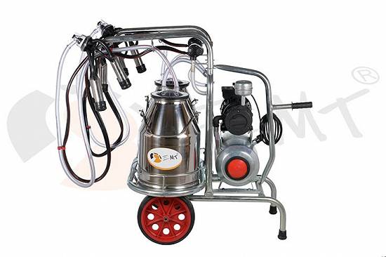 Aparat de muls bovine cu 2 posturi si 2 bidoane 25l inox