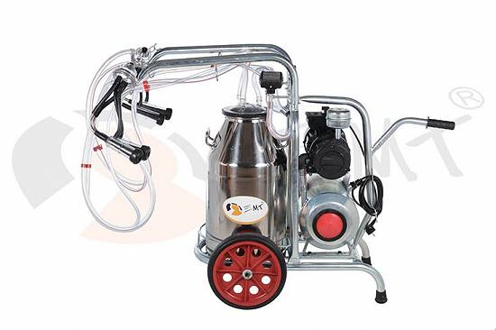 Aparat de muls ovine si caprine cu 2 posturi si 1 bidon 25 inox