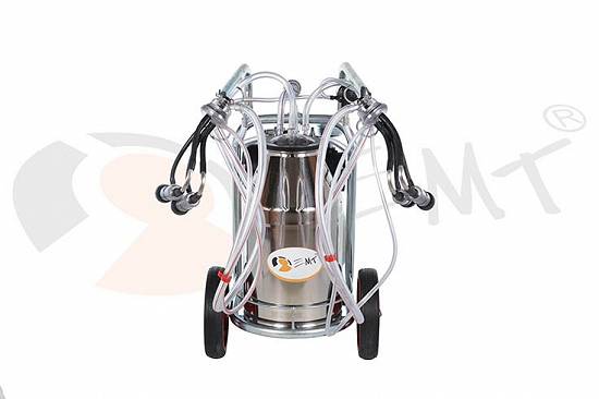 Aparat de muls ovine si caprine cu 2 posturi si 1 bidon 25 inox