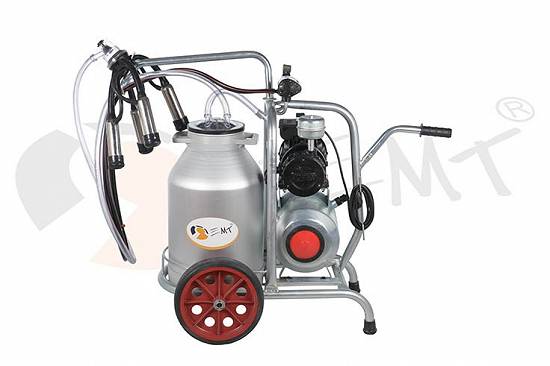 Aparat de muls bovine cu 1 post si 1 bidon 25l aluminiu