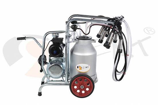 Aparat de muls bovine cu 2 posturi si 1 bidon 40l aluminiu