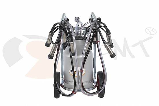 Aparat de muls bovine cu 2 posturi si 1 bidon 40l aluminiu