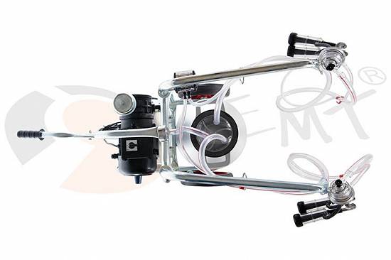 Aparat de muls ovine si caprine cu 2 posturi si 1 bidon 30l aluminiu