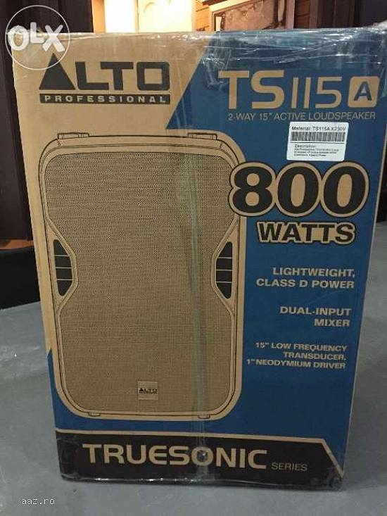 Boxa Activa ALTO TS 115A si Mixer 1622fx