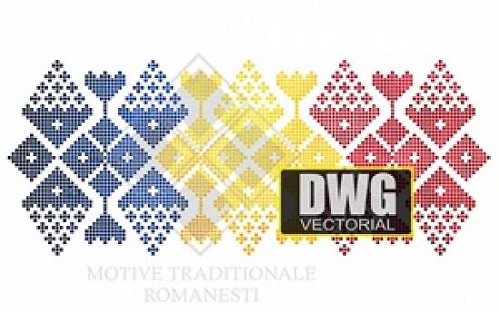 Motive Tradiționale Românești în format digital vectorial