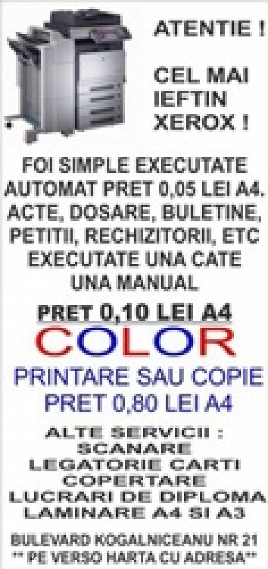 Xerox Foarte Ieftin