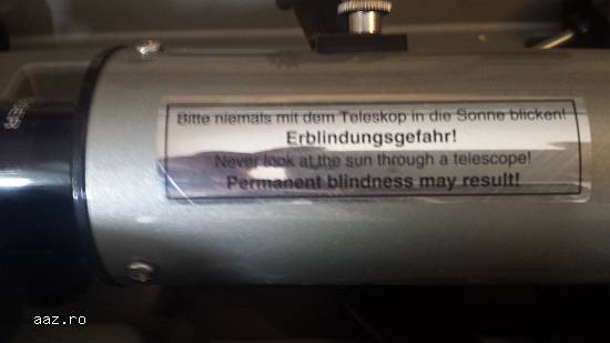telescop optik