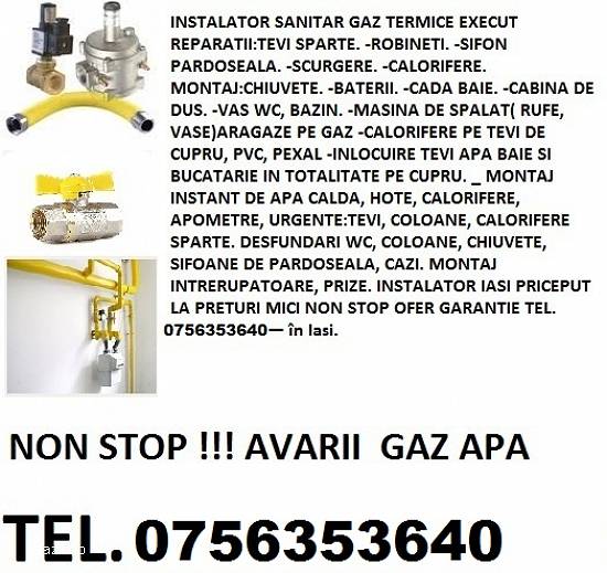 Instalator Aragaz Iasi Reparatii Si Montaj Aragaz 0756353640