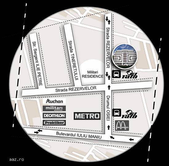 Apartament 3 camere Militari