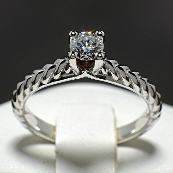 Inel de logodna din aur cu diamant 1220471