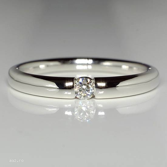 Inel de logodna din aur cu diamant 511