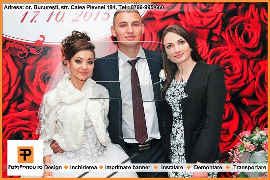 fotopanou pentru decor la nunta