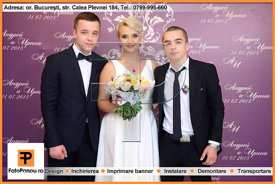 fotopanou pentru decor la nunta