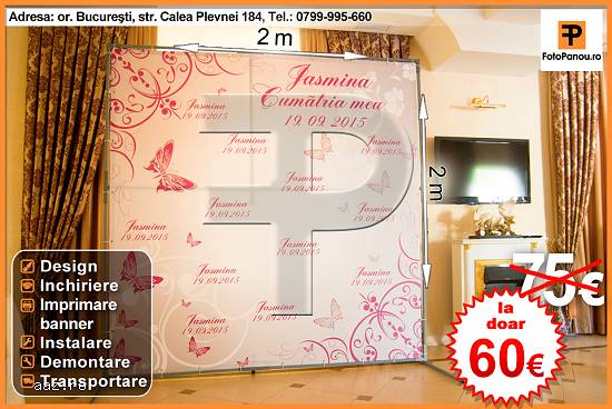 Reduceri la fotopanou pentru decor