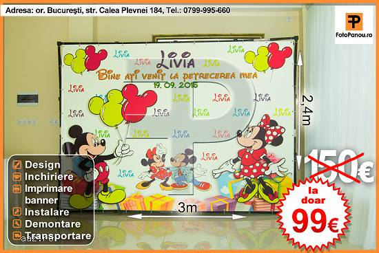Promotie de la fotopanou pentru decor