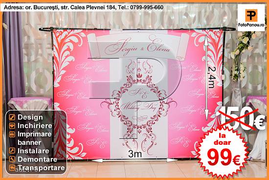 Promotie de la fotopanou pentru decor