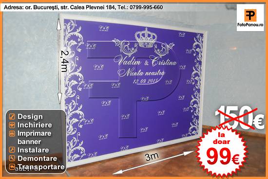 Promotie de la fotopanou pentru decor