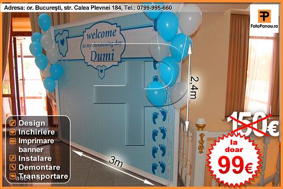 Promotie de la fotopanou pentru decor