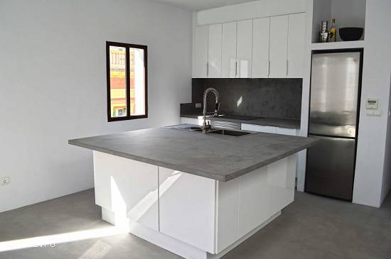 Microciment in bucatarie